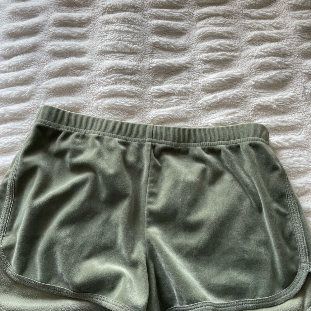 Hollister size S sage green comfy shorts